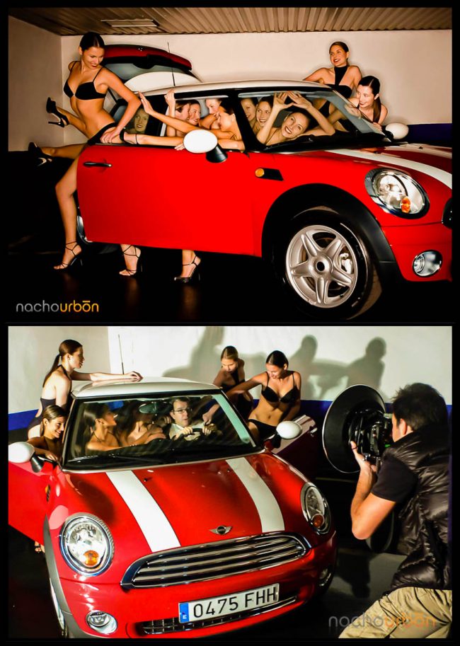 fotografo mini GQ Automovil makin of