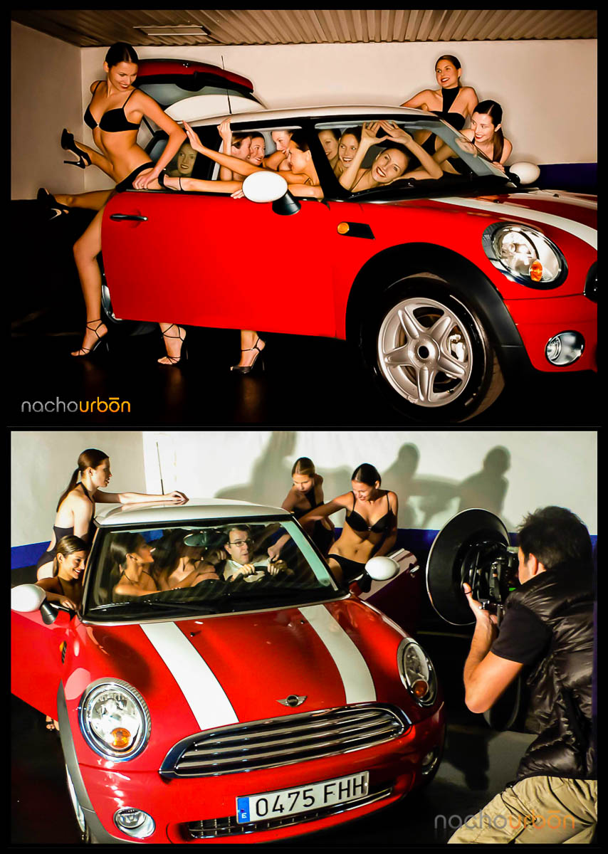 fotografo mini GQ Automovil makin of