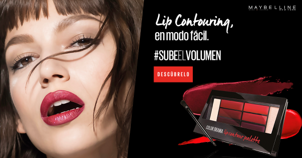 Fotógrafo belleza Ursula Corbero + LIP CONTOUR + Maybelline